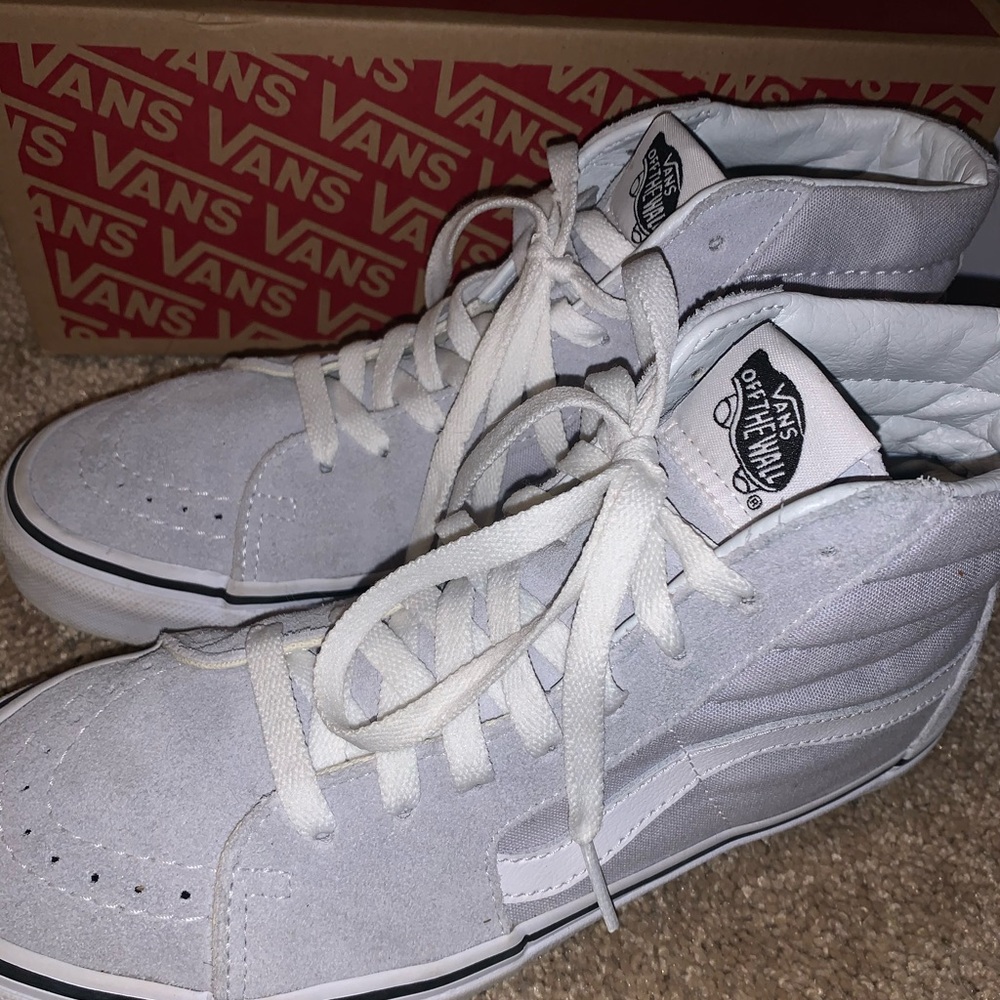 Light Grey Canvas Sk8-HI Vans